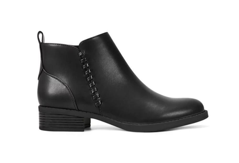 Easy Spirit Women's Black Almond Toe Block Heel Casual Booties 9.5 NWB - Picture 2 of 5